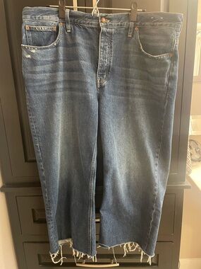 Madewell Low Slung Baggy Crop Jeans
